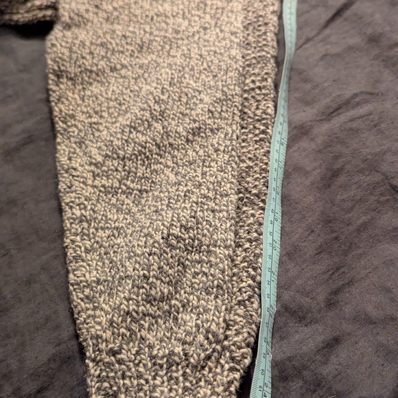 Men's Gray Sweater with Button Detail - Picture 13 of 14